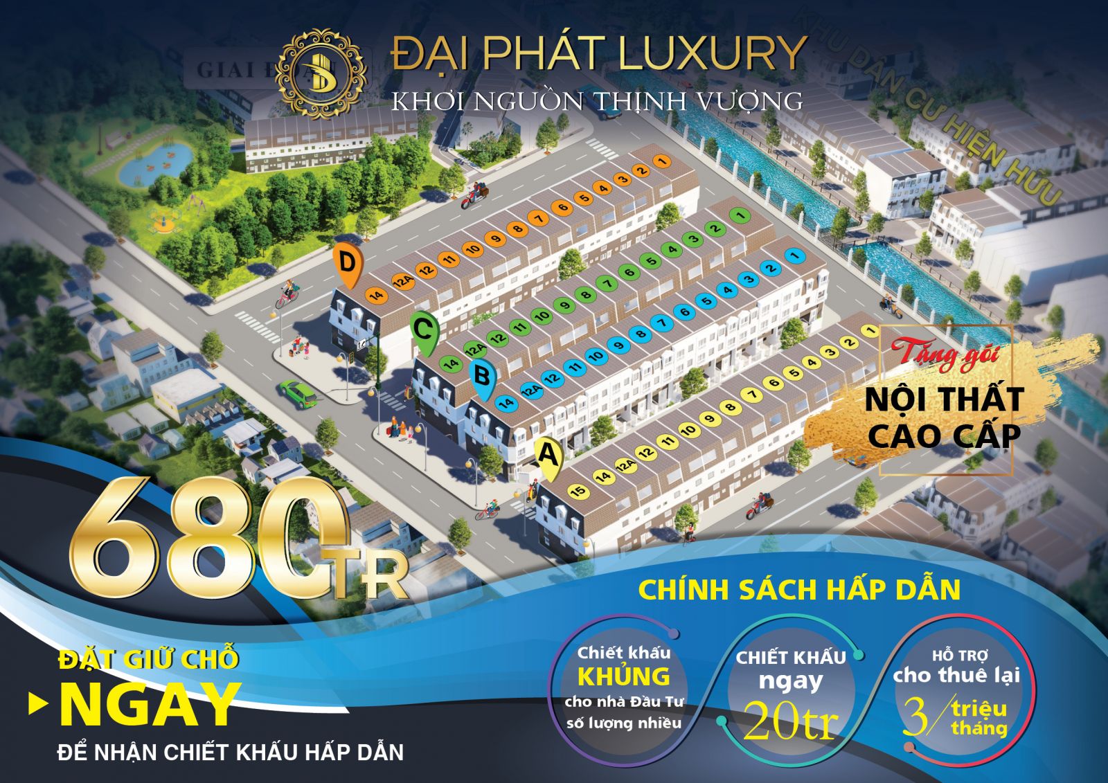 đại phát luxury với pháp lý sổ đỏ minh bạch, sở hữu hệ thống hạ tầng, tiện ích hoàn chỉnh